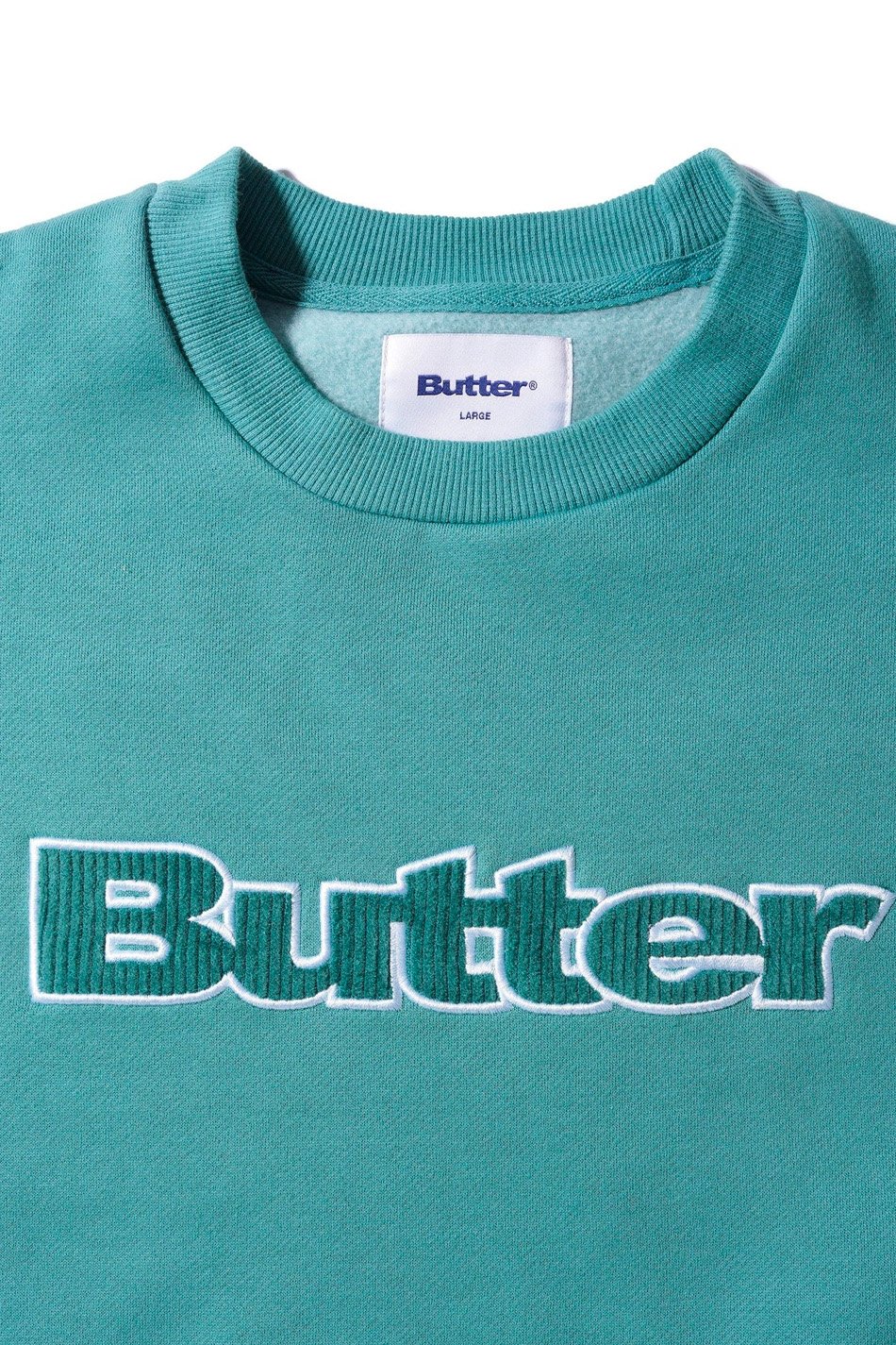 Butter Goods Cord Logo Crewneck Sweatshirt