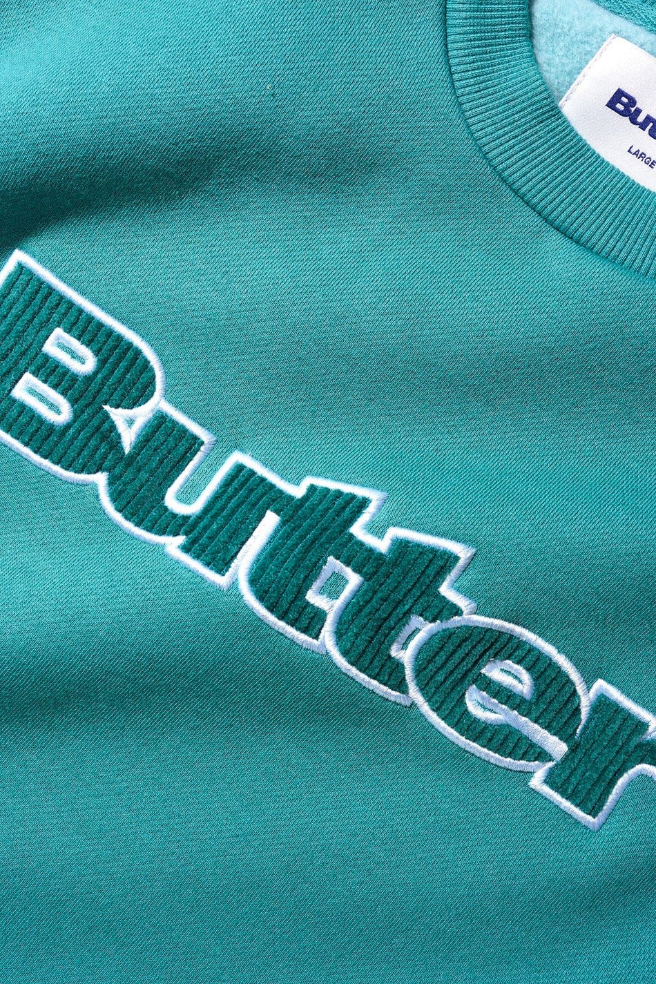 Sweatshirt Butter Goods Cord Logo Crewneck