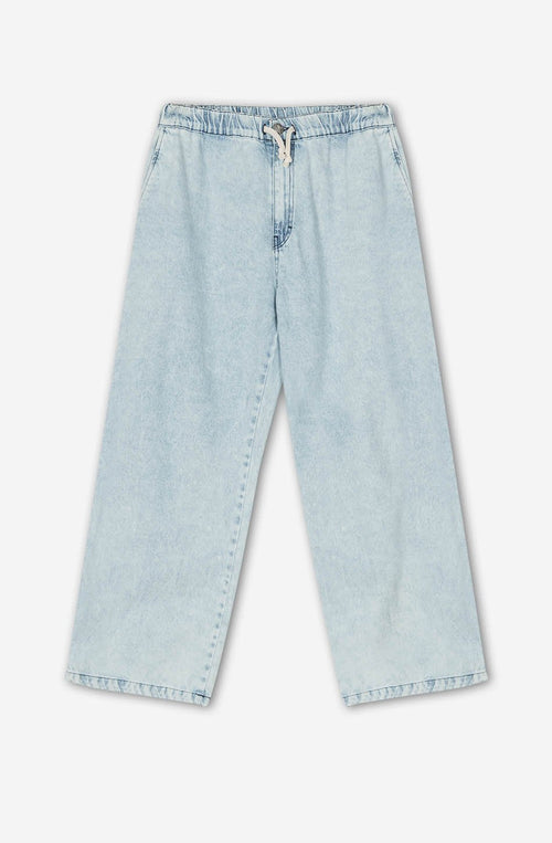 Acid Denim Casual Trousers