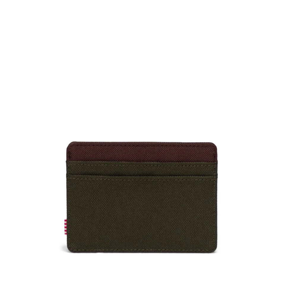 Porte-cartes Herschel Charlie Ivy Green / Chicory Coffee