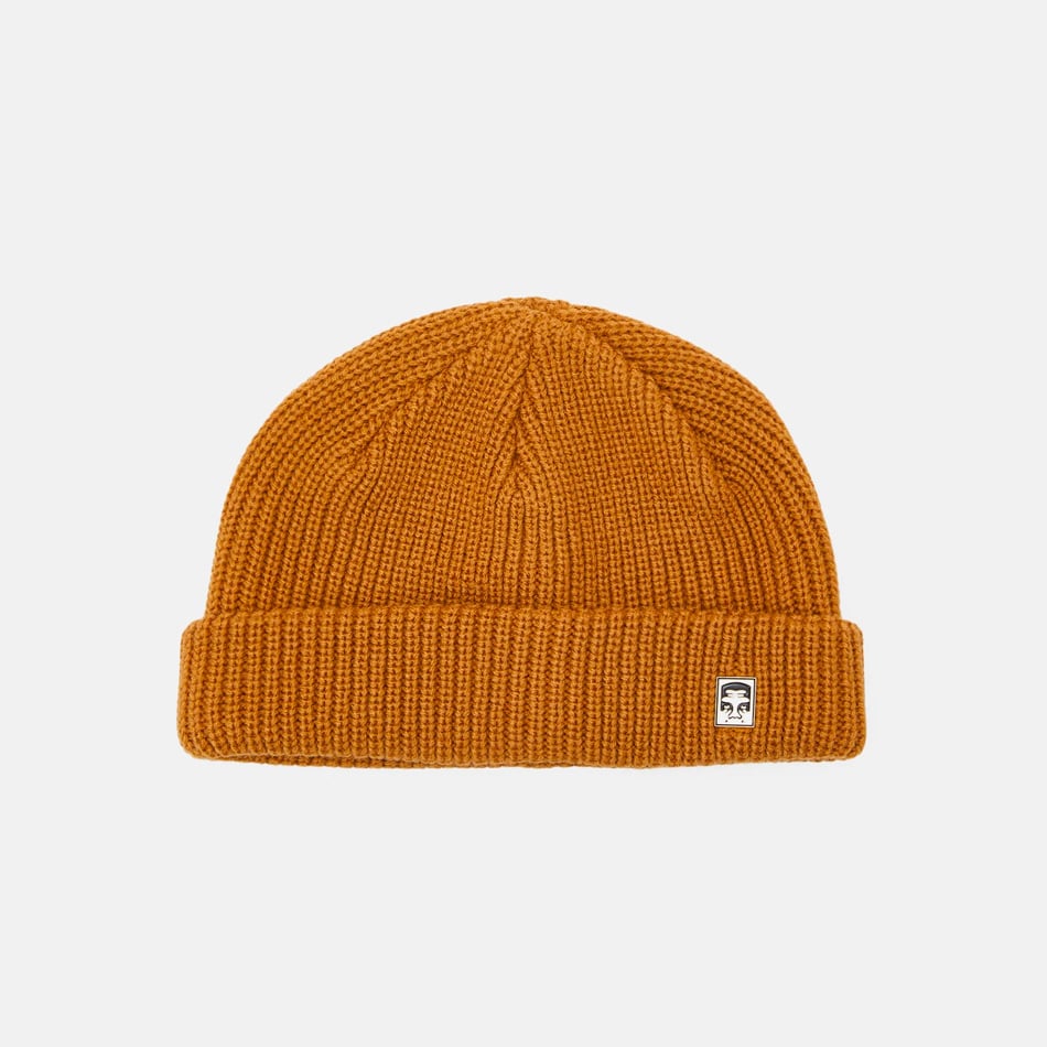 Obey Micro Beanie in Lachsrosa