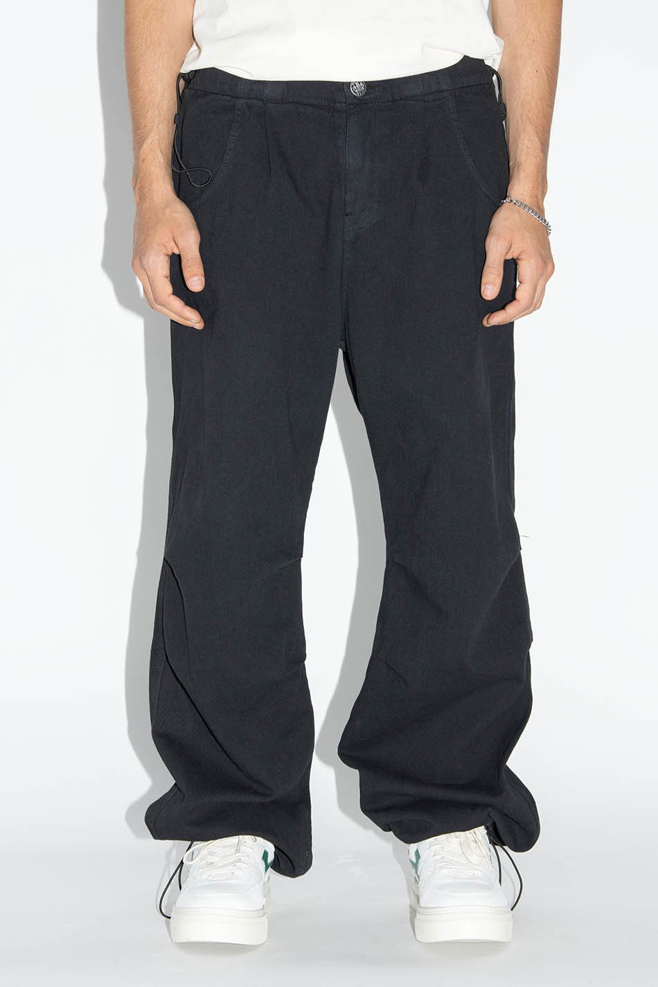 Black Parachute Trousers