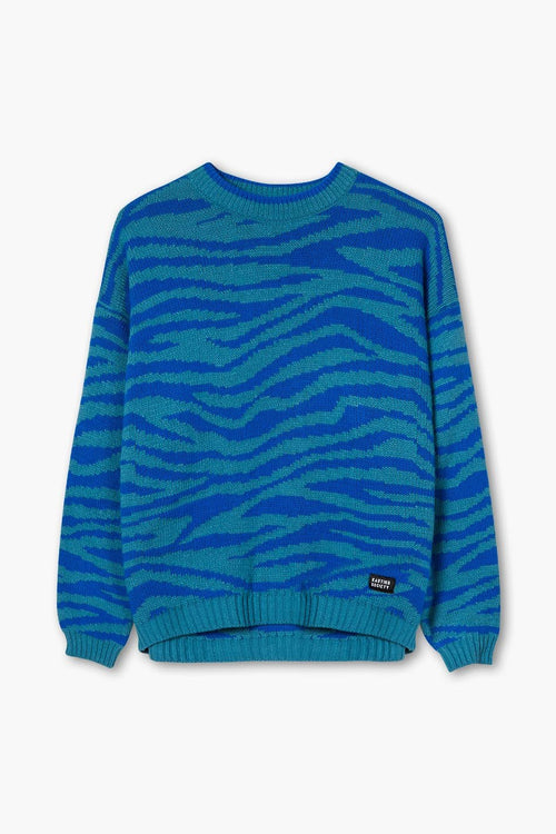 Jersey Zebra Blue