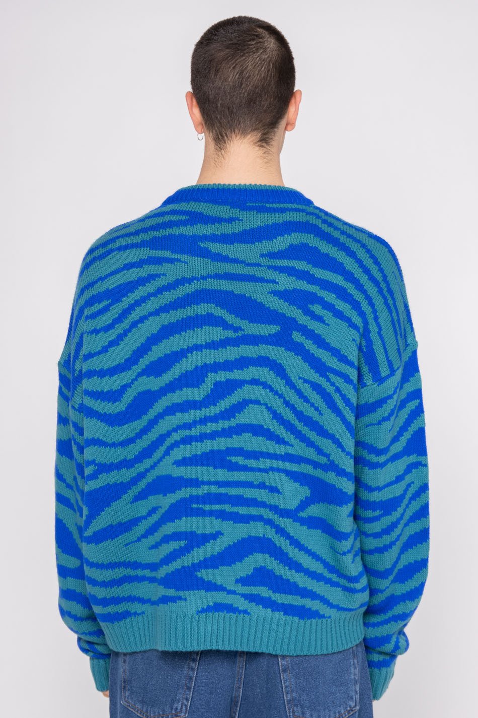 Jersey Zebra Blue