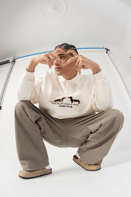 Sudadera Puppies Ivory