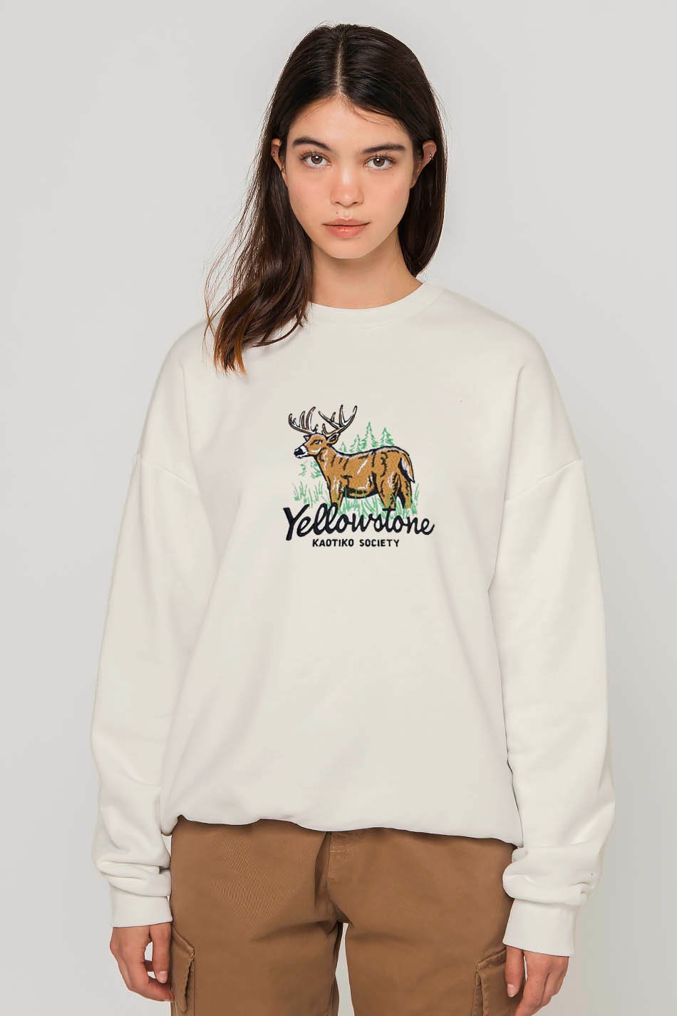 Sudadera Yellowstone Ivory