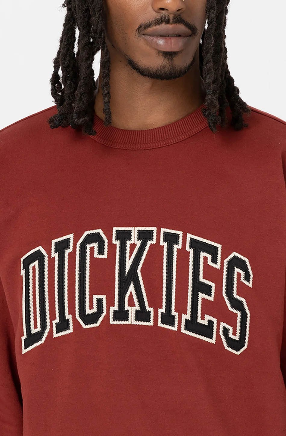 Grey Fired Brick Dickies Aitkin Lincoln Sweatshirt