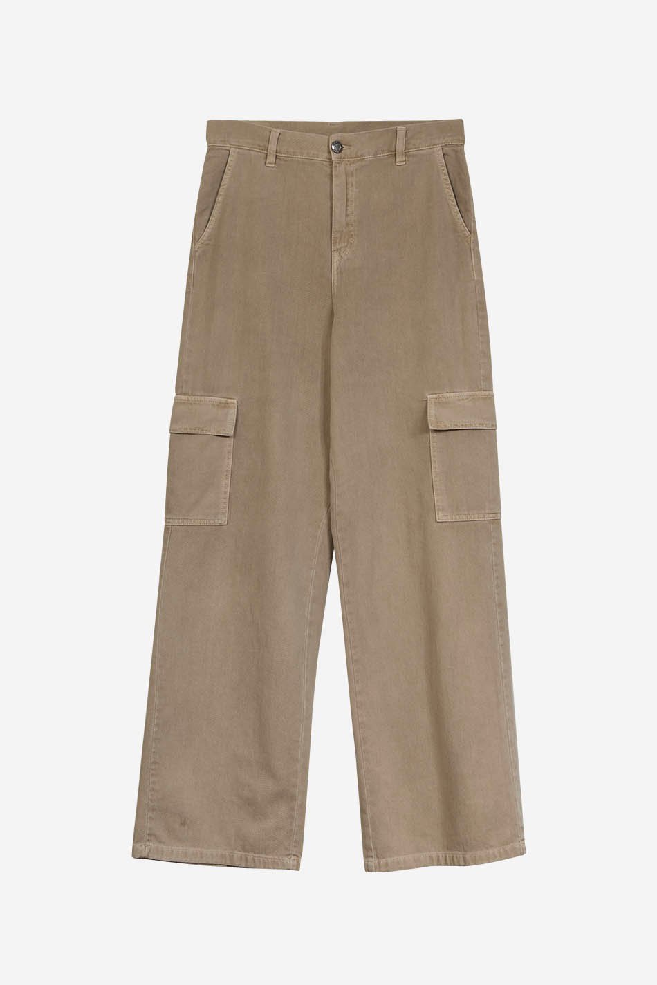 Cargo Wide Leg Ivory Hose