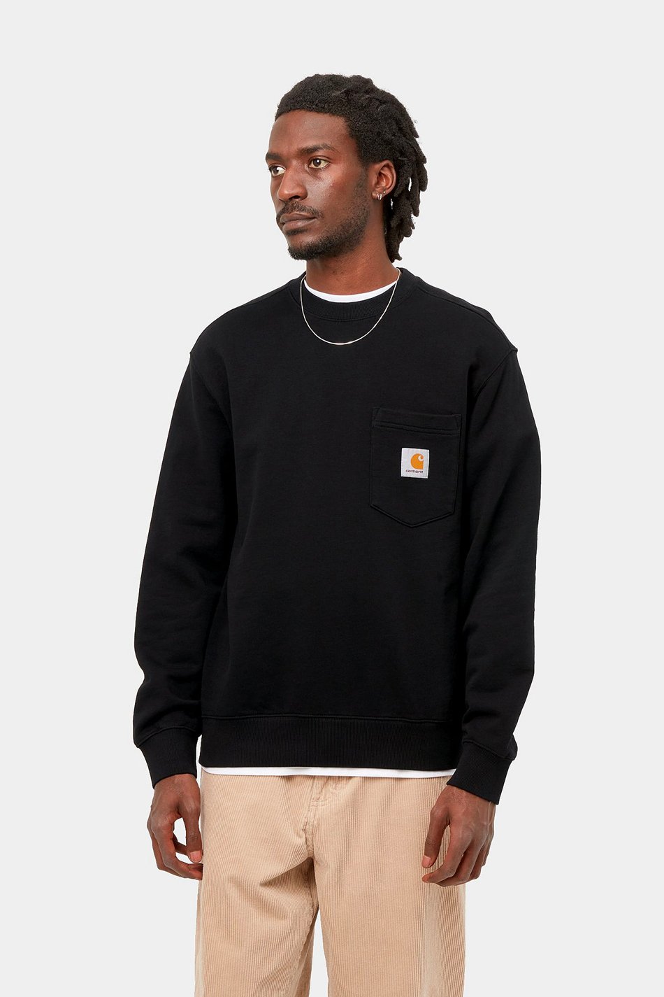 Carhartt WIP Pocket Sweatshirt in Schwarz