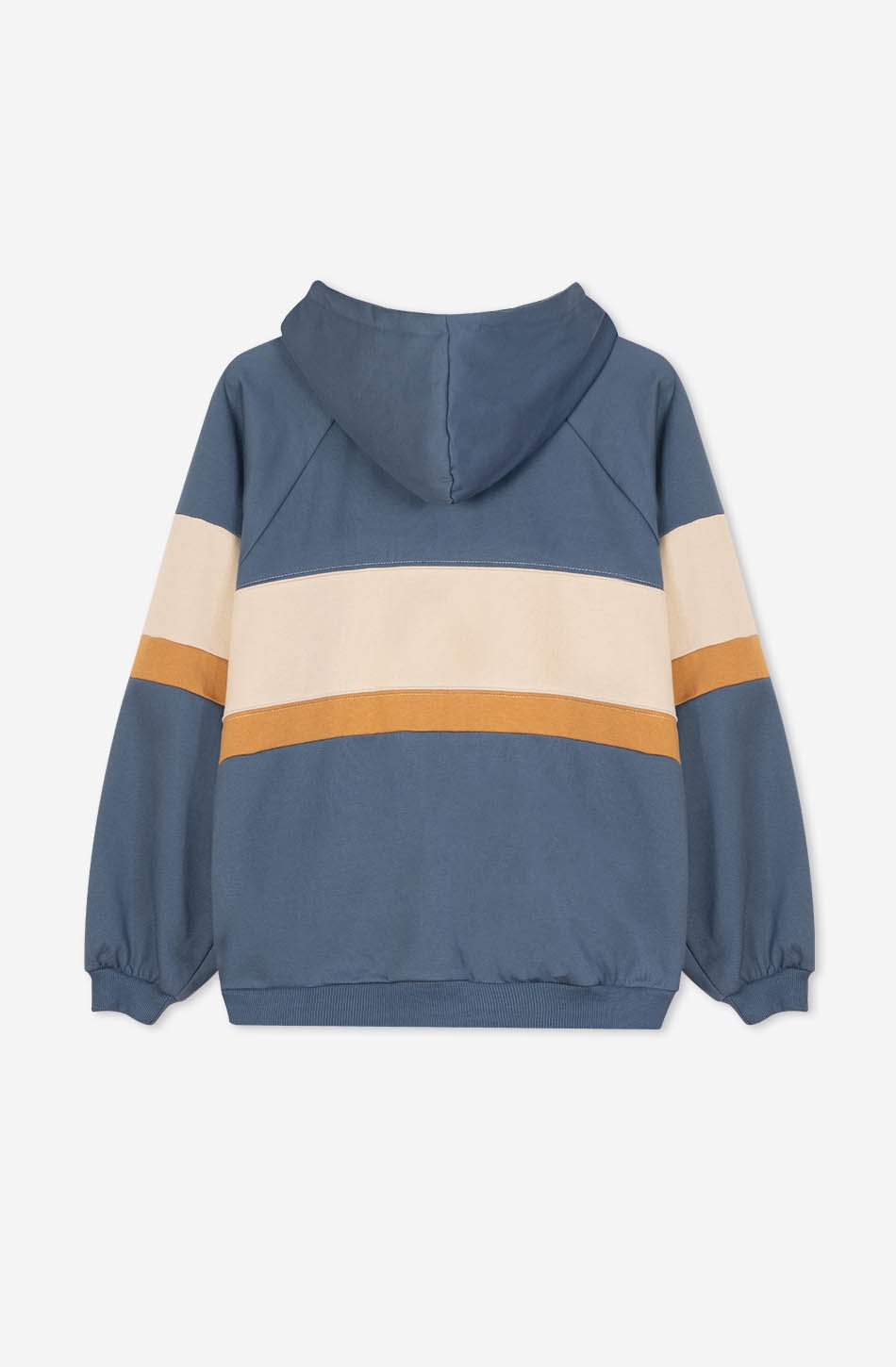 Sweatshirt Evelyn Prussia/ Haselnuss/ Beige