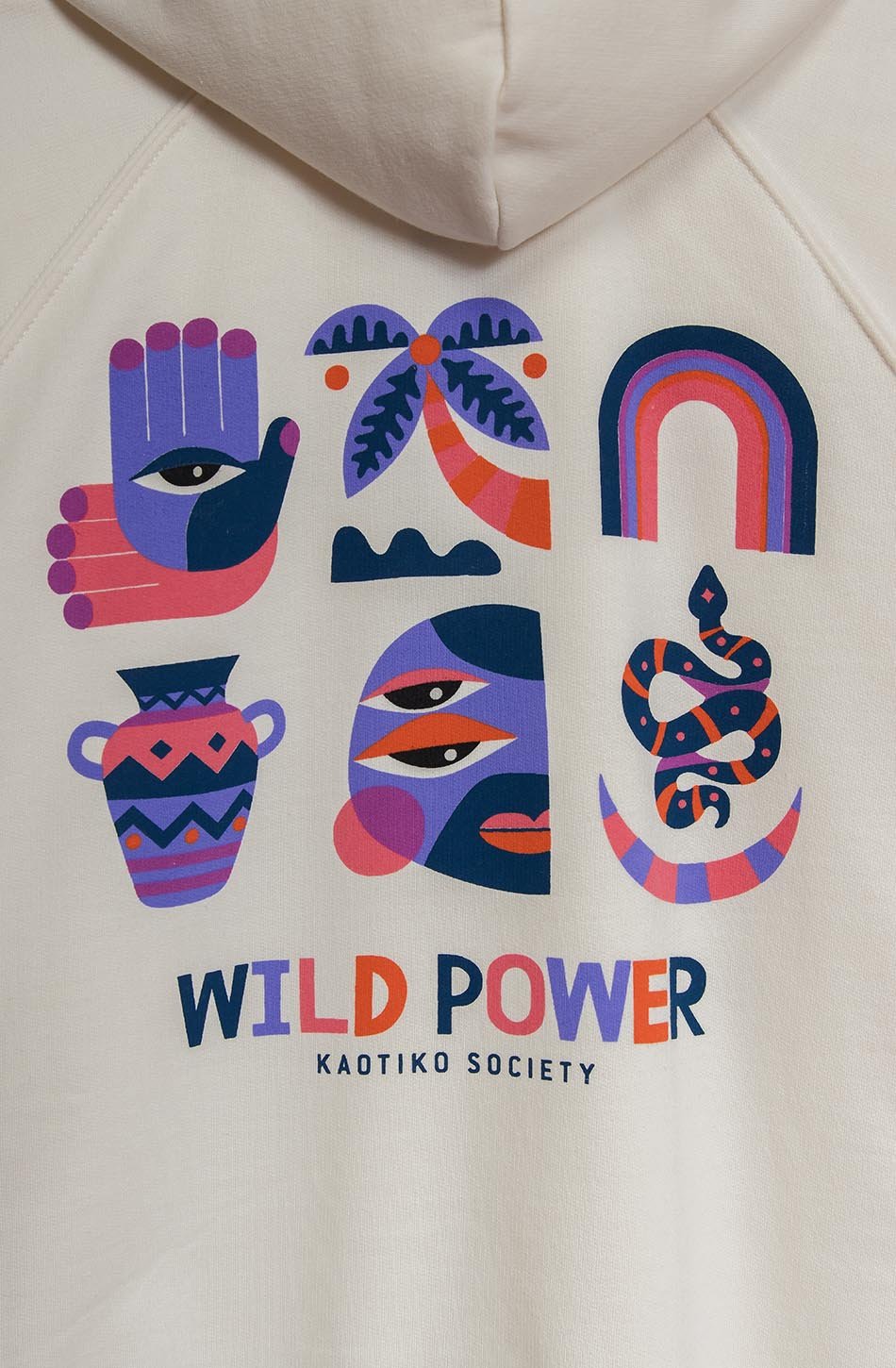 Sweat-shirt Wild Power Ivory