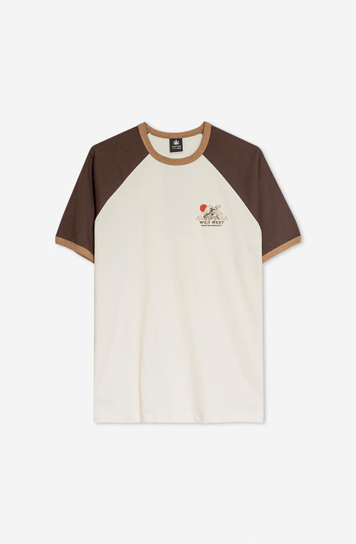 T-shirt Wild West Ivory/Brown