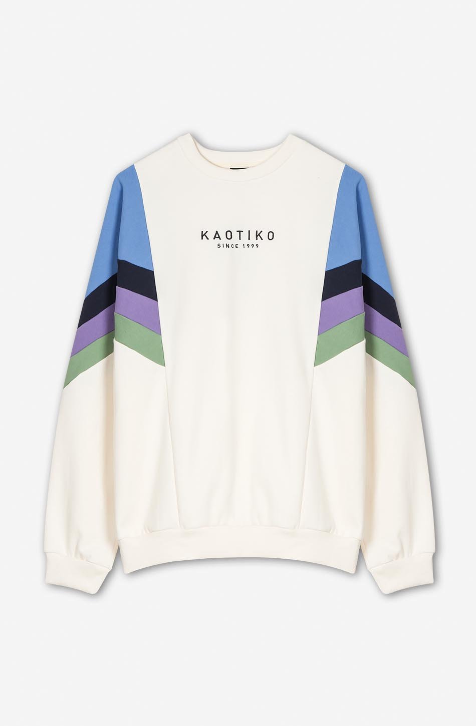 Sweat-shirt Seattle Ivory/ Blue Ink / Grape / Bosco