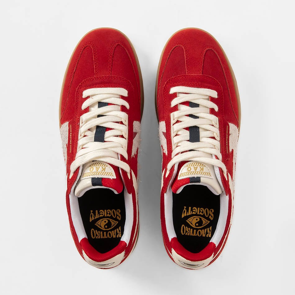 Sneakers Kaotiko Boston Vega Rot