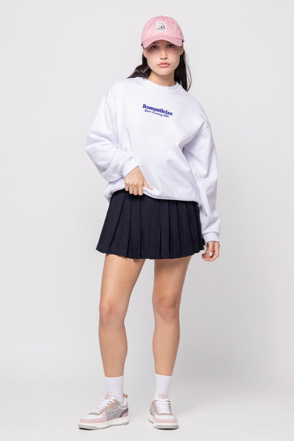 Sweat-shirt Loving Bear White