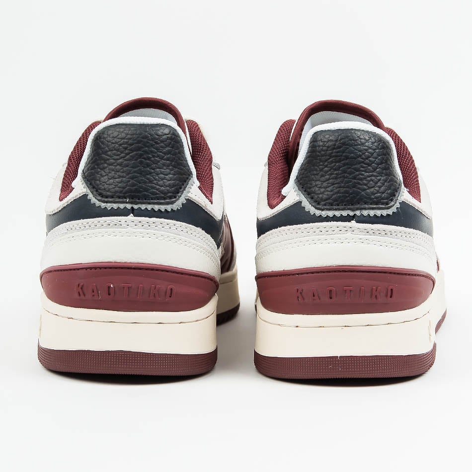 Zapatillas Kaotiko Boston Piping Off White / Burgundy