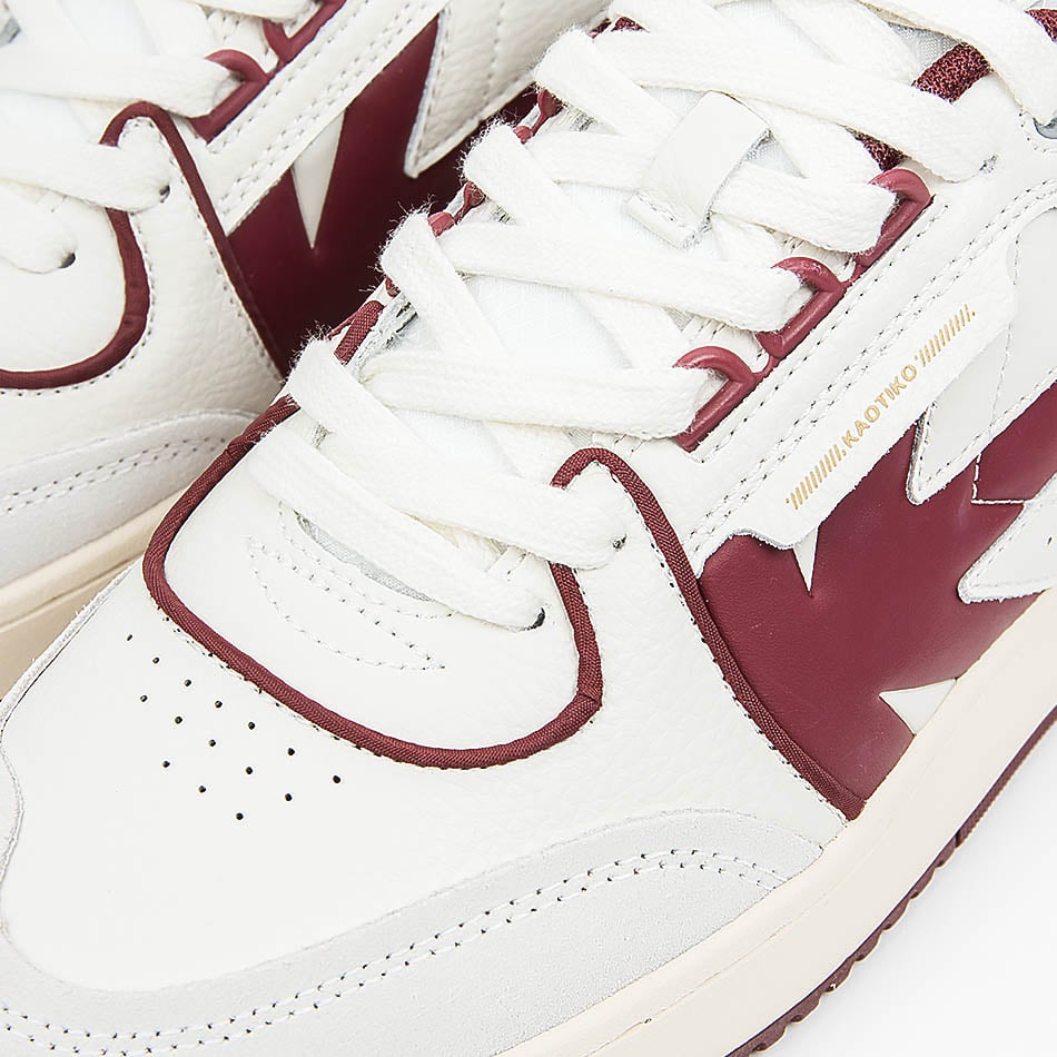 Zapatillas Kaotiko Boston Piping Off White / Burgundy