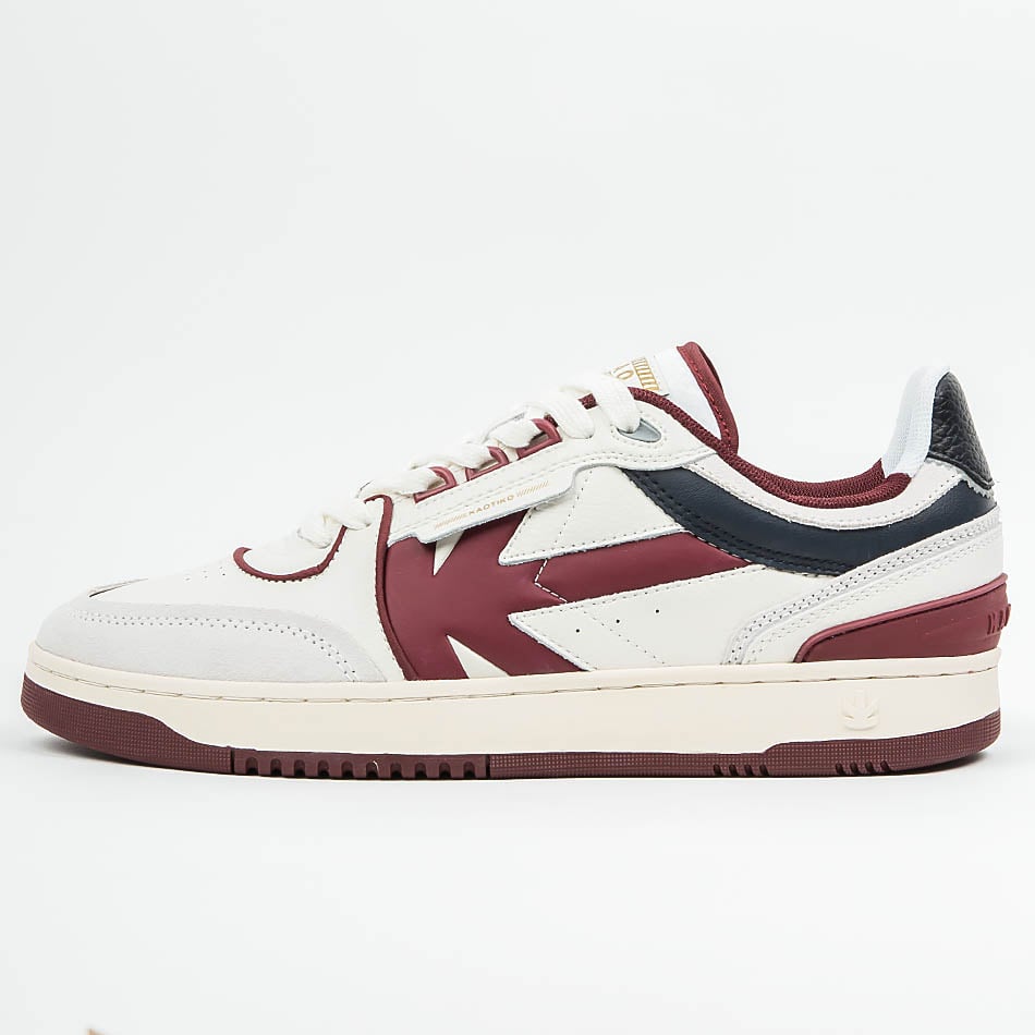 Zapatillas Kaotiko Boston Piping Off White / Burgundy