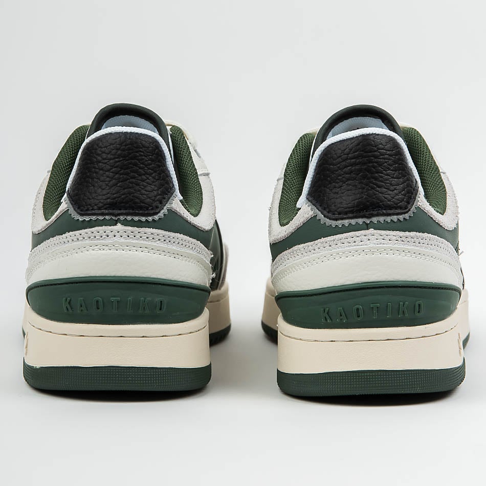 Kaotiko Boston Piping Off White / Grass Green Sneakers