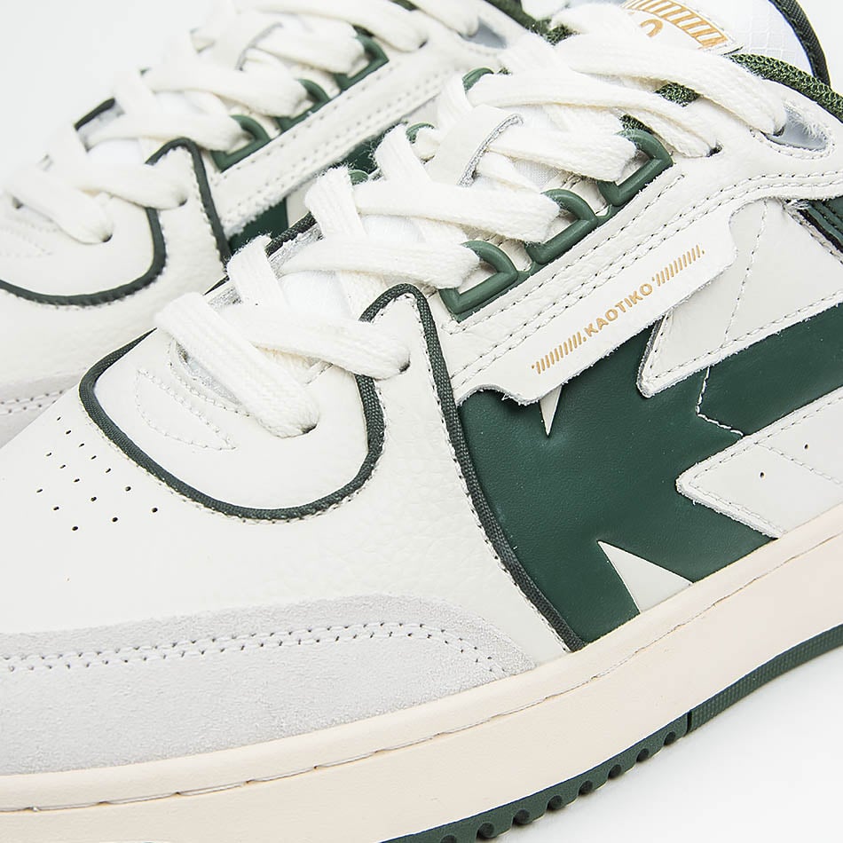 Zapatillas Kaotiko Boston Piping Off White / Grass Green