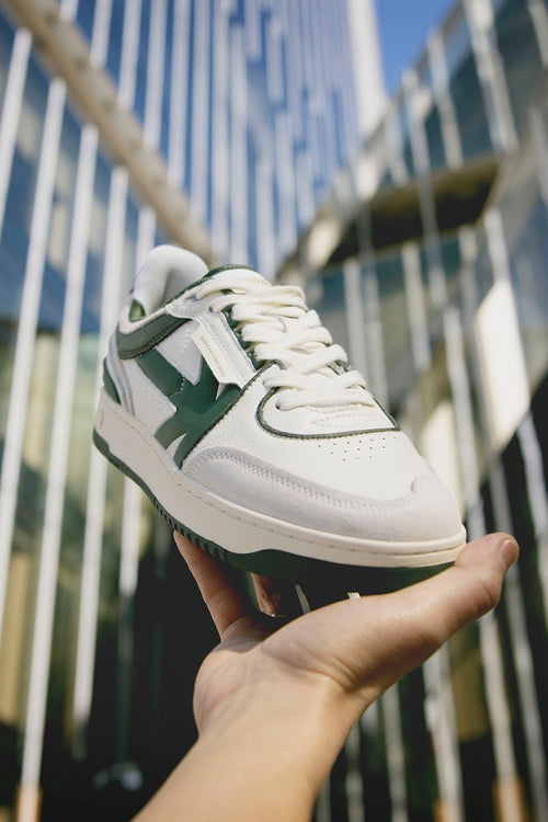 Zapatillas Kaotiko Boston Piping Off White / Grass Green