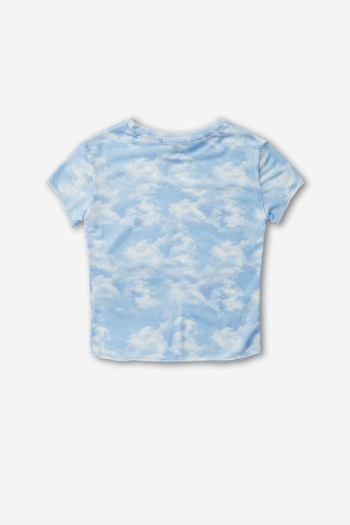 Blue Clouds Tüll T-Shirt