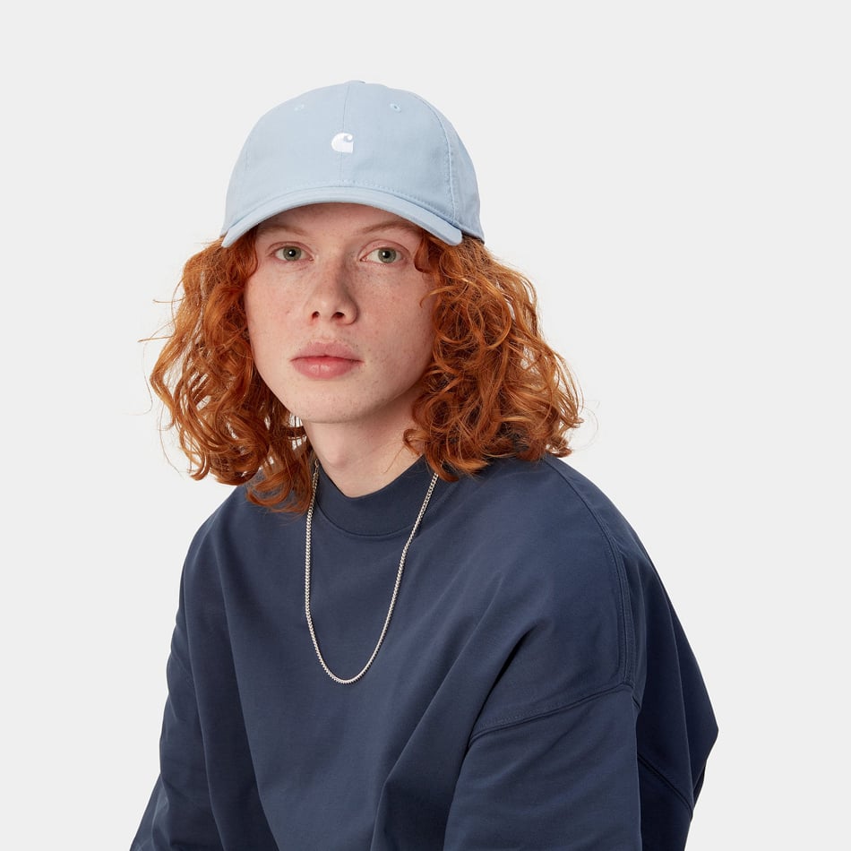 Carhartt WIP Madison Cap Frosted Blue/White