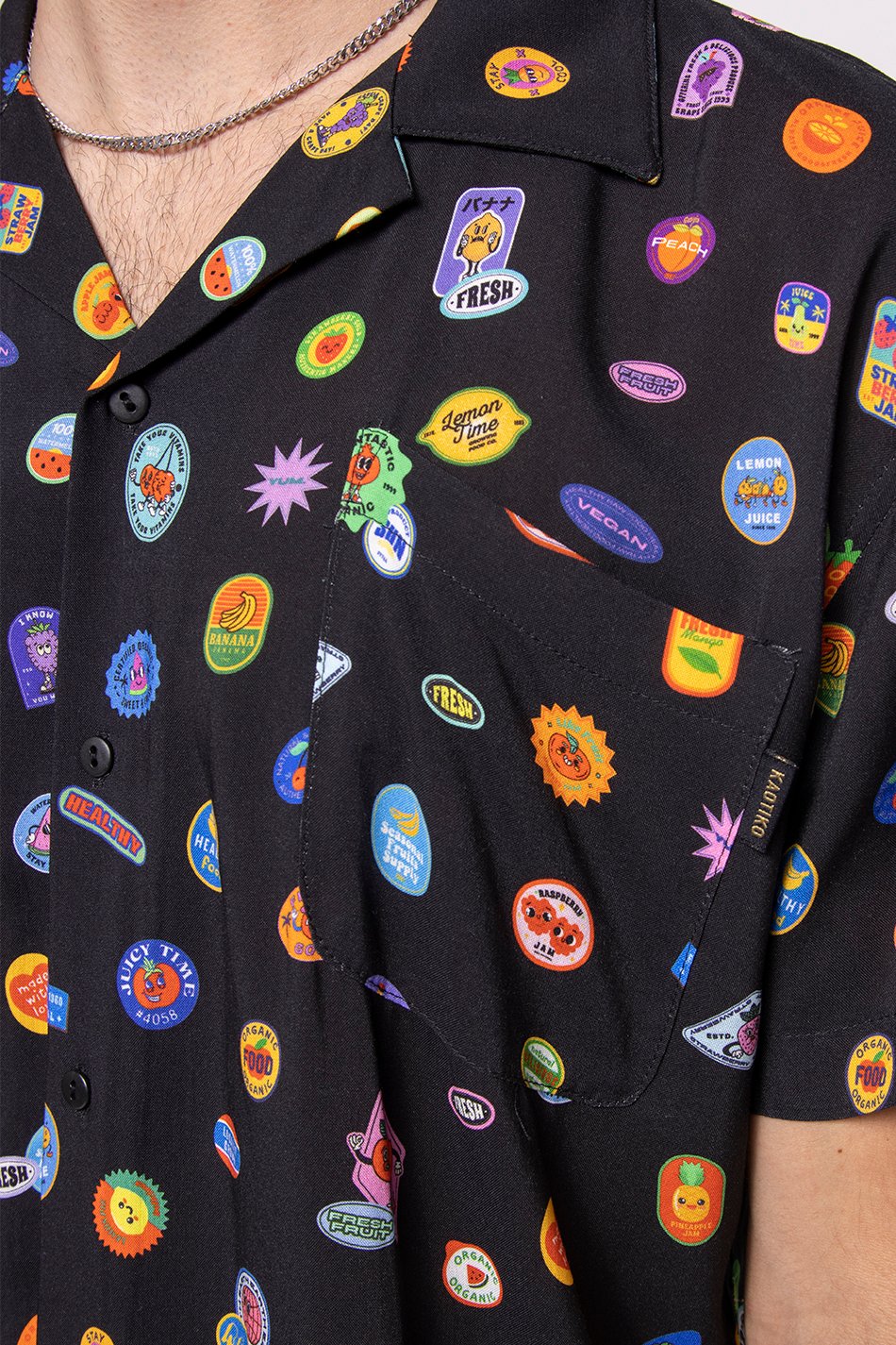 Small Fruit Stickers Shirt