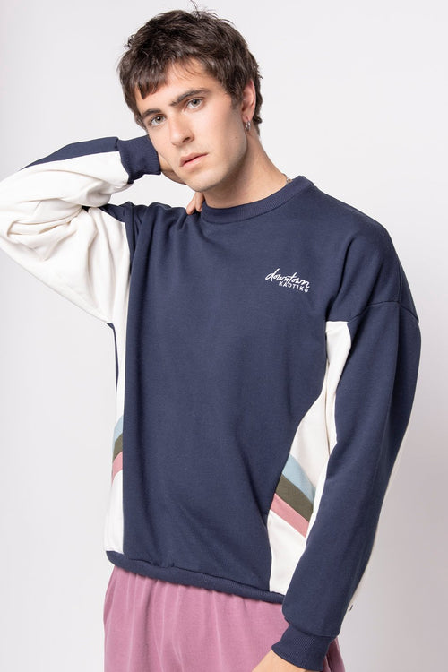 Sudadera Munich Navy/ Ivory