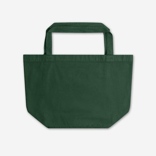 Tote Bag Aspect Délavé Intérieur Poivre Vert