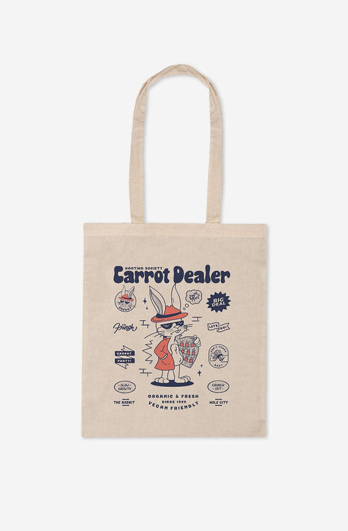 Tote Bag Carrot Dealer Ivory