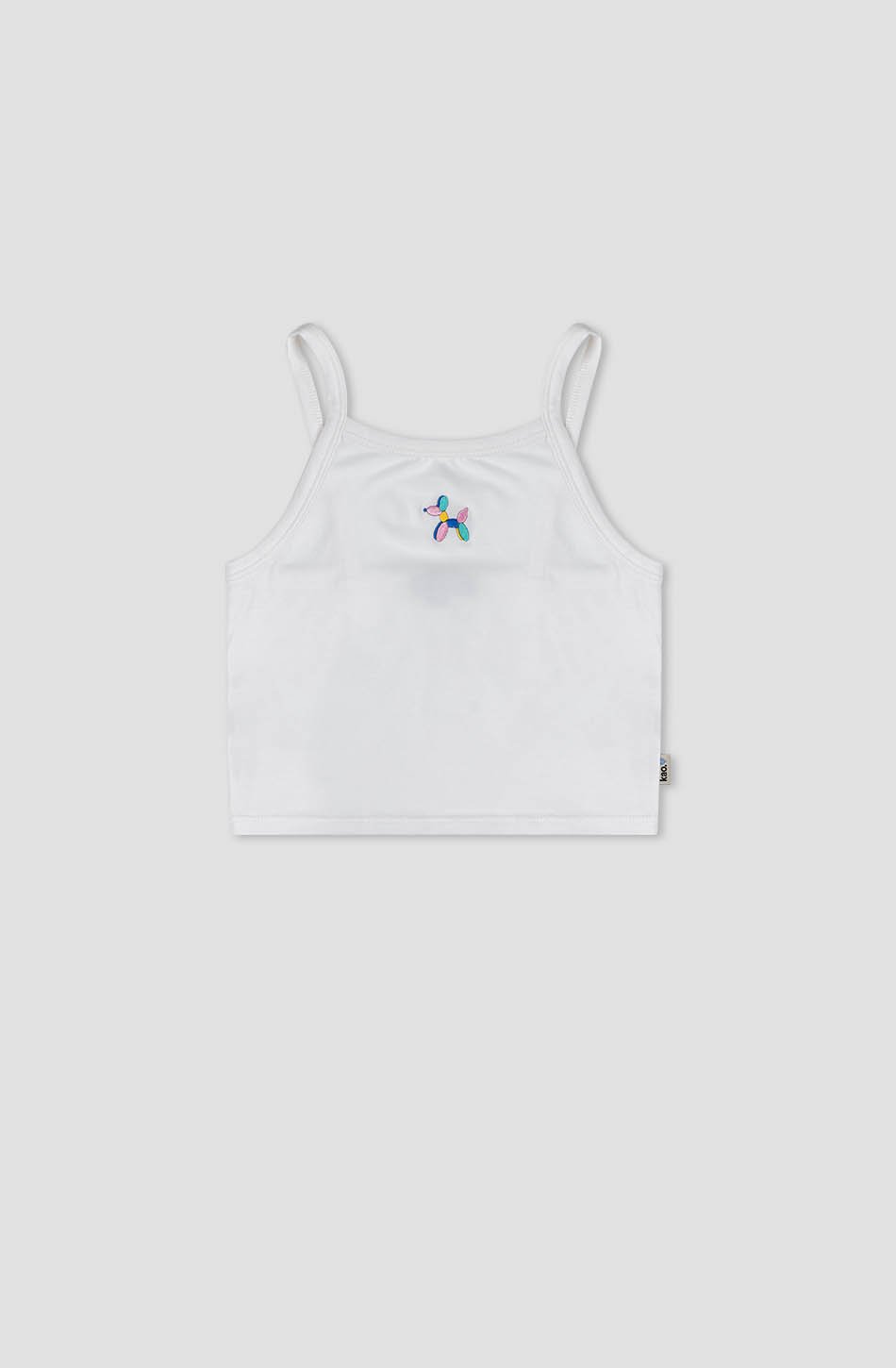 Top Lycra Balloon Puppy White