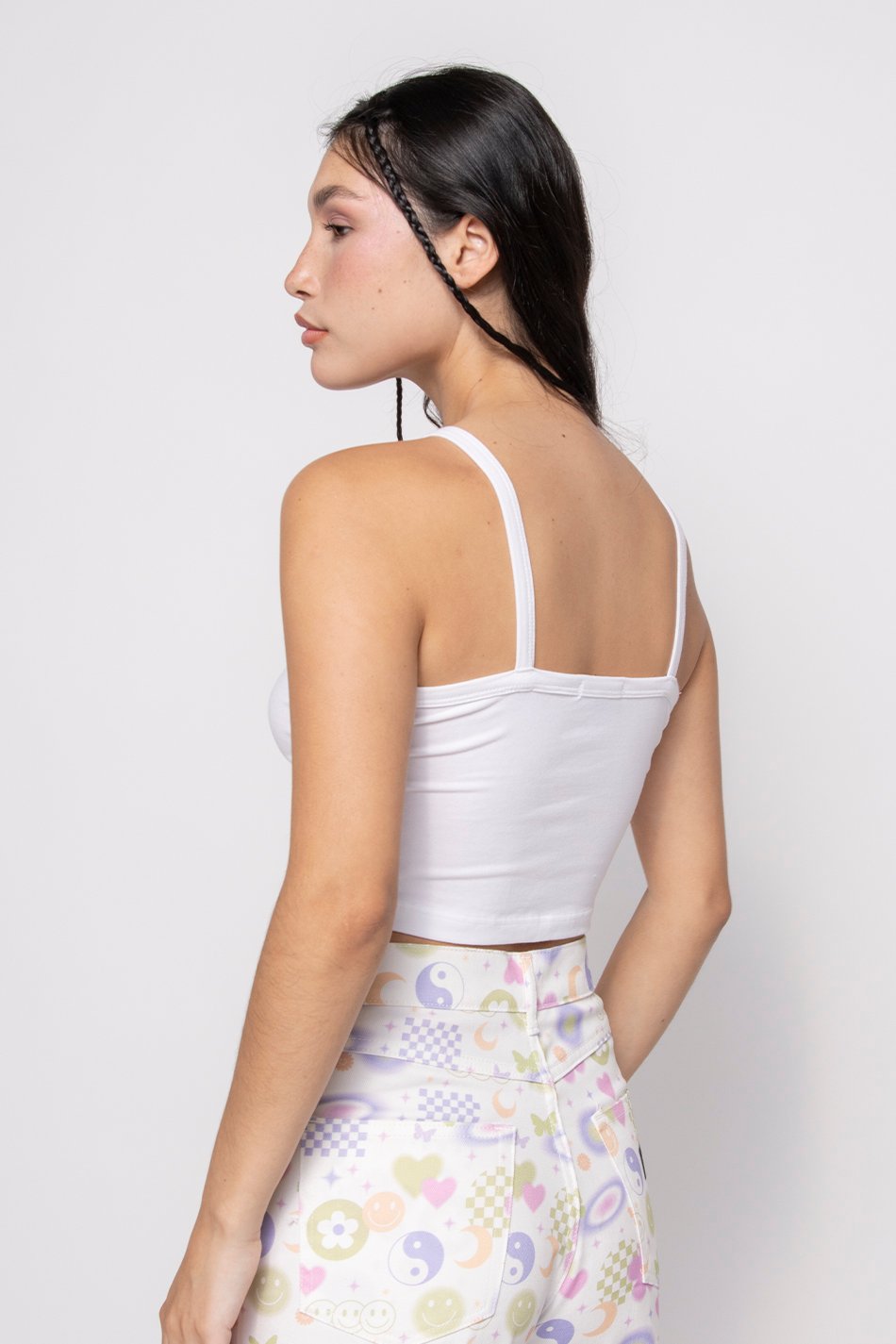 Top Lycra Balloon Puppy White