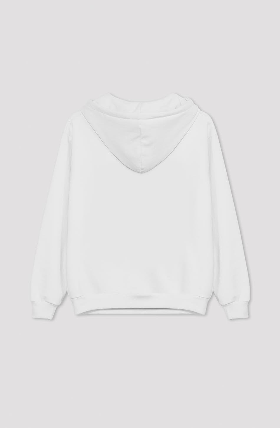 Sweatshirt Flame Of Love White