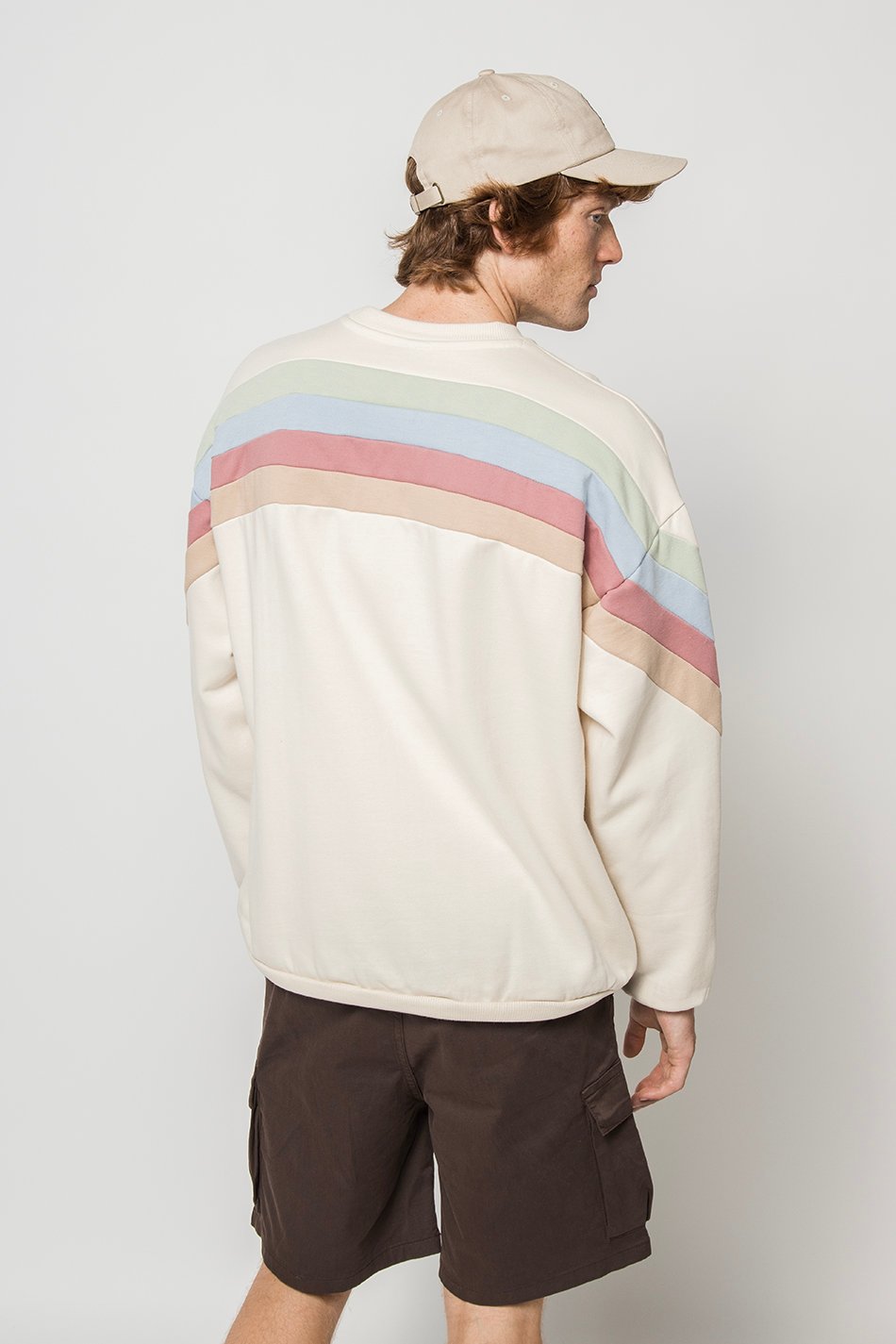Walker Bone/ Pale Green Sweatshirt