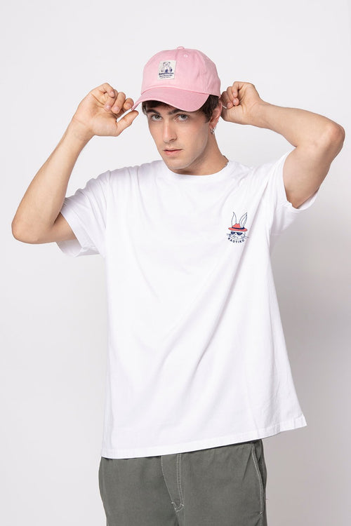 Tee-shirt Washed Carrot Dealer White