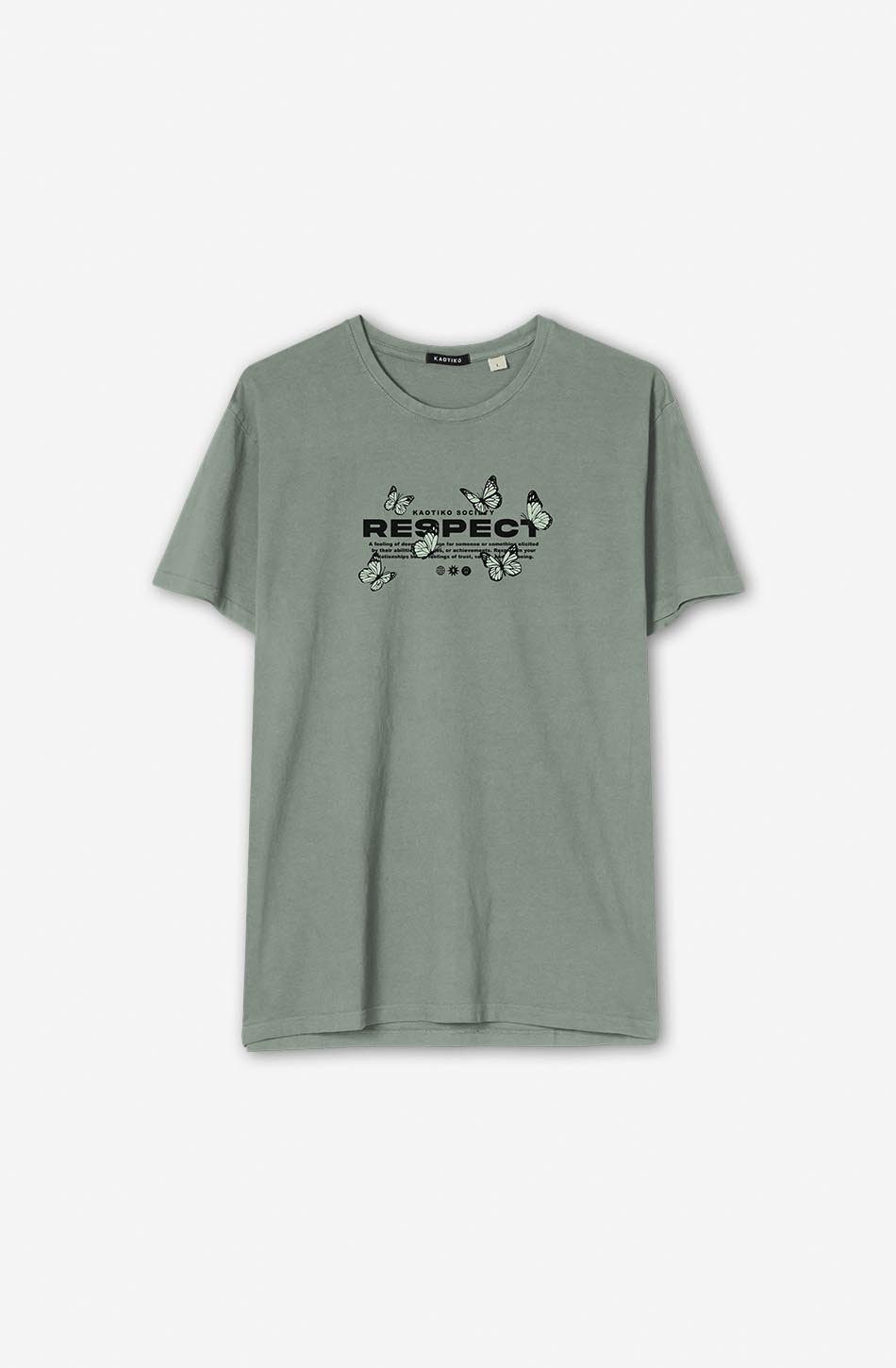 Camiseta Washed Respect Army