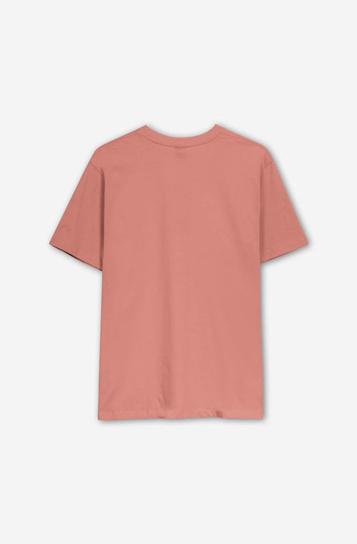 T-Shirt Pocket Look Inside Lachs Neu