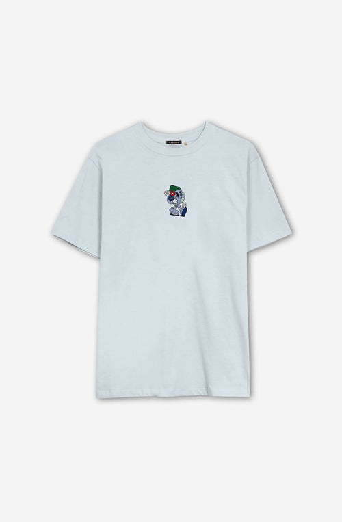 T-shirt Washed World Blue Baby