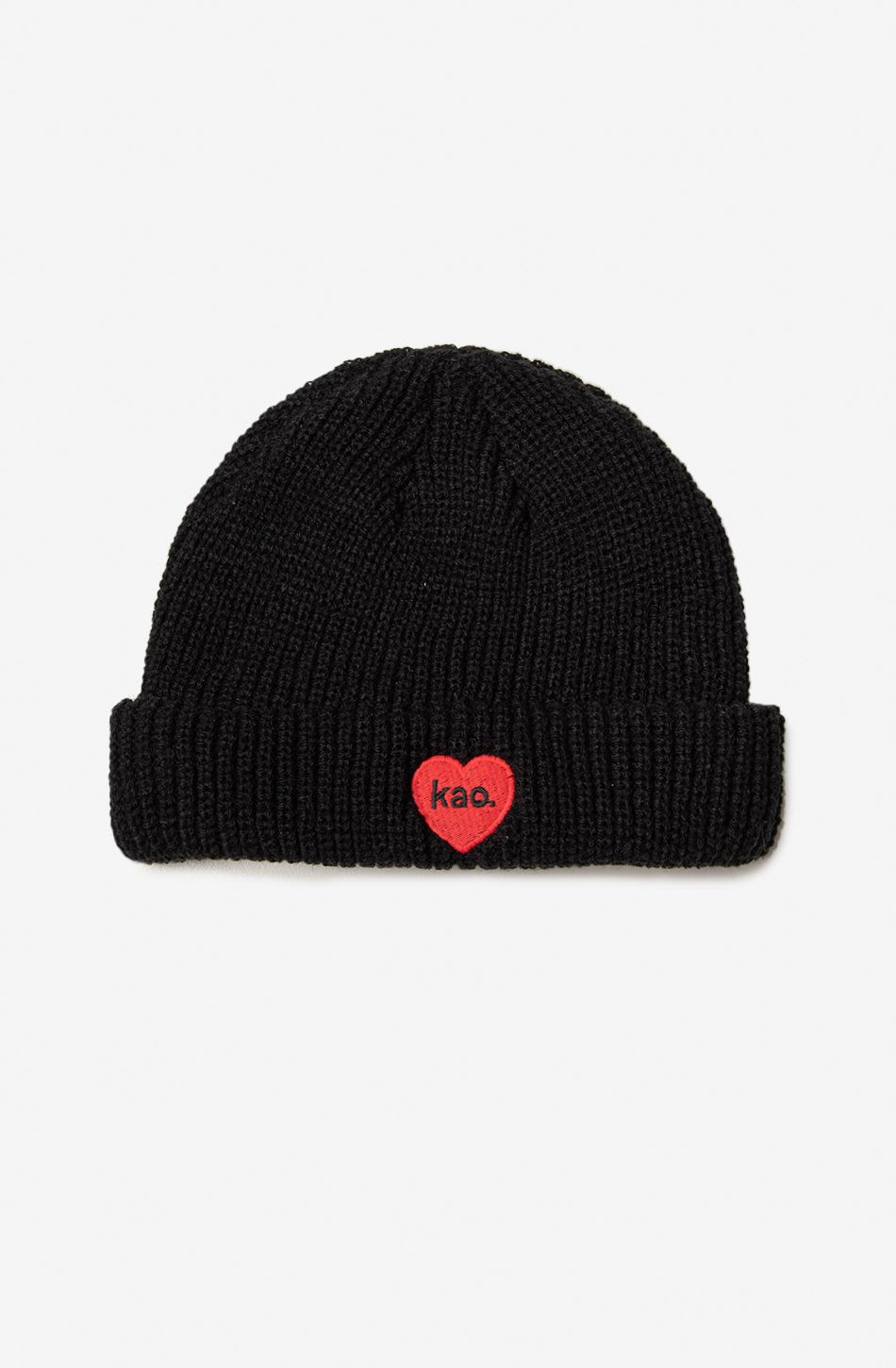 Gorro Heart Red Kao Black