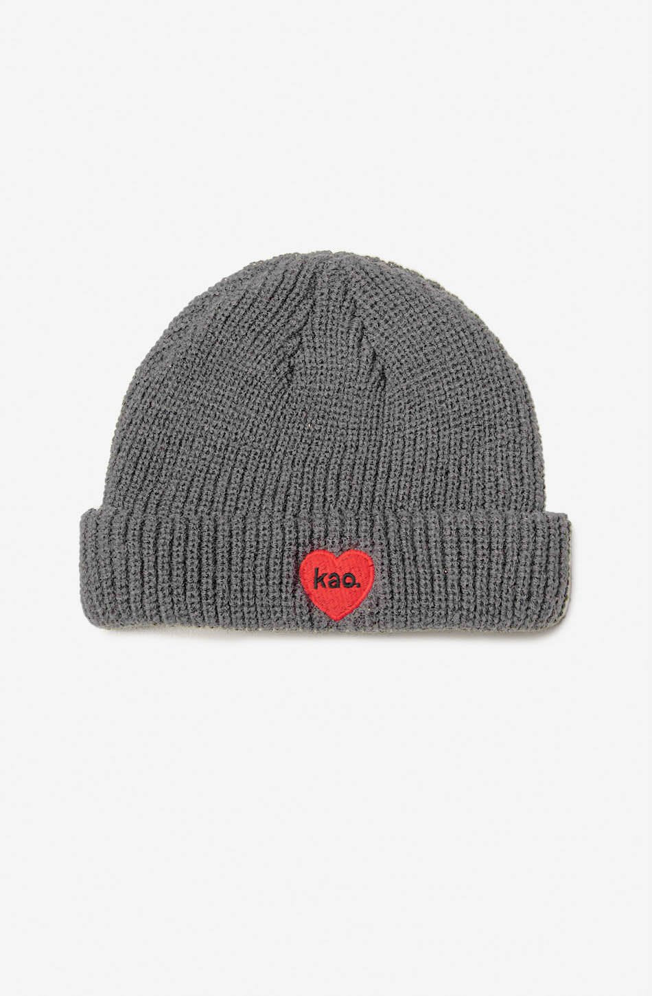 Gorro Heart Red Kao Grey