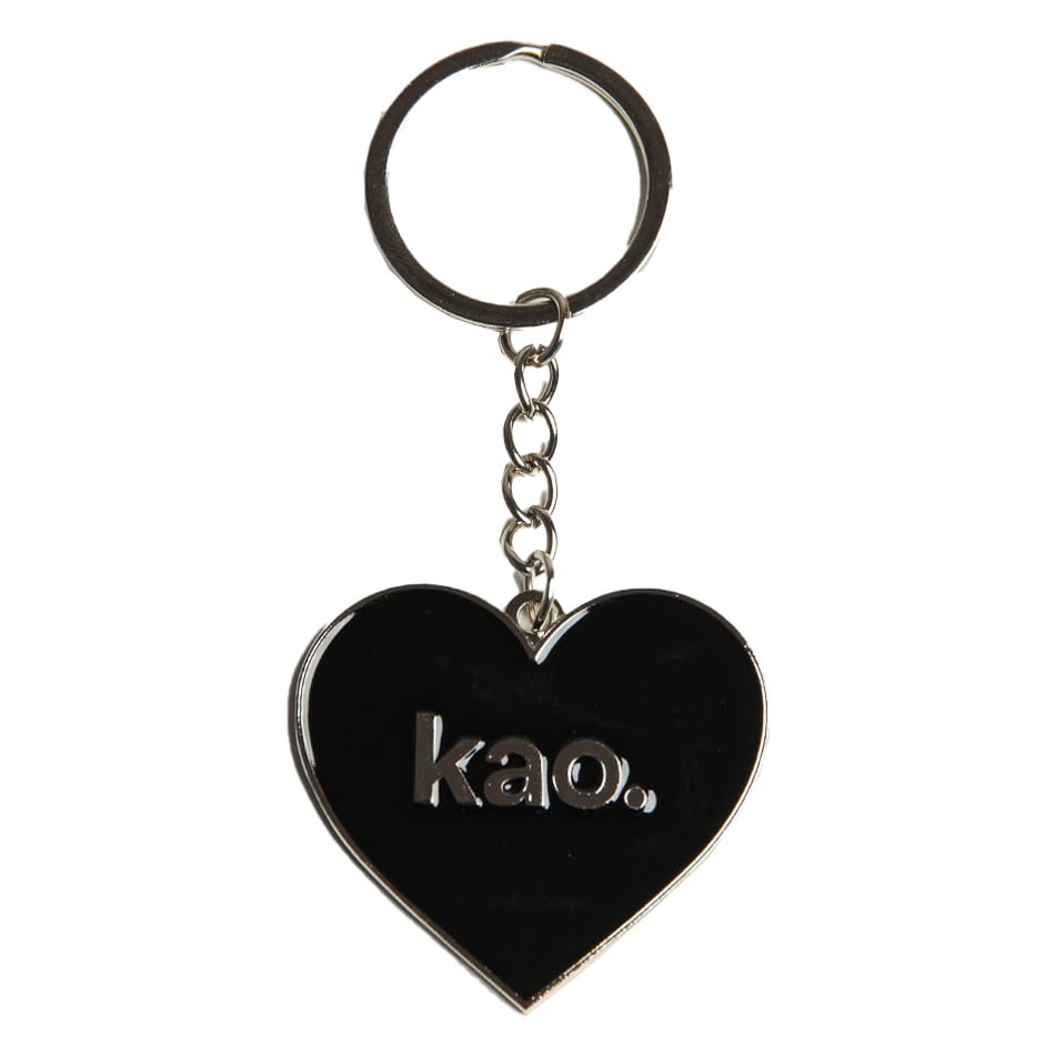 Porte-clés Heart Kao Black