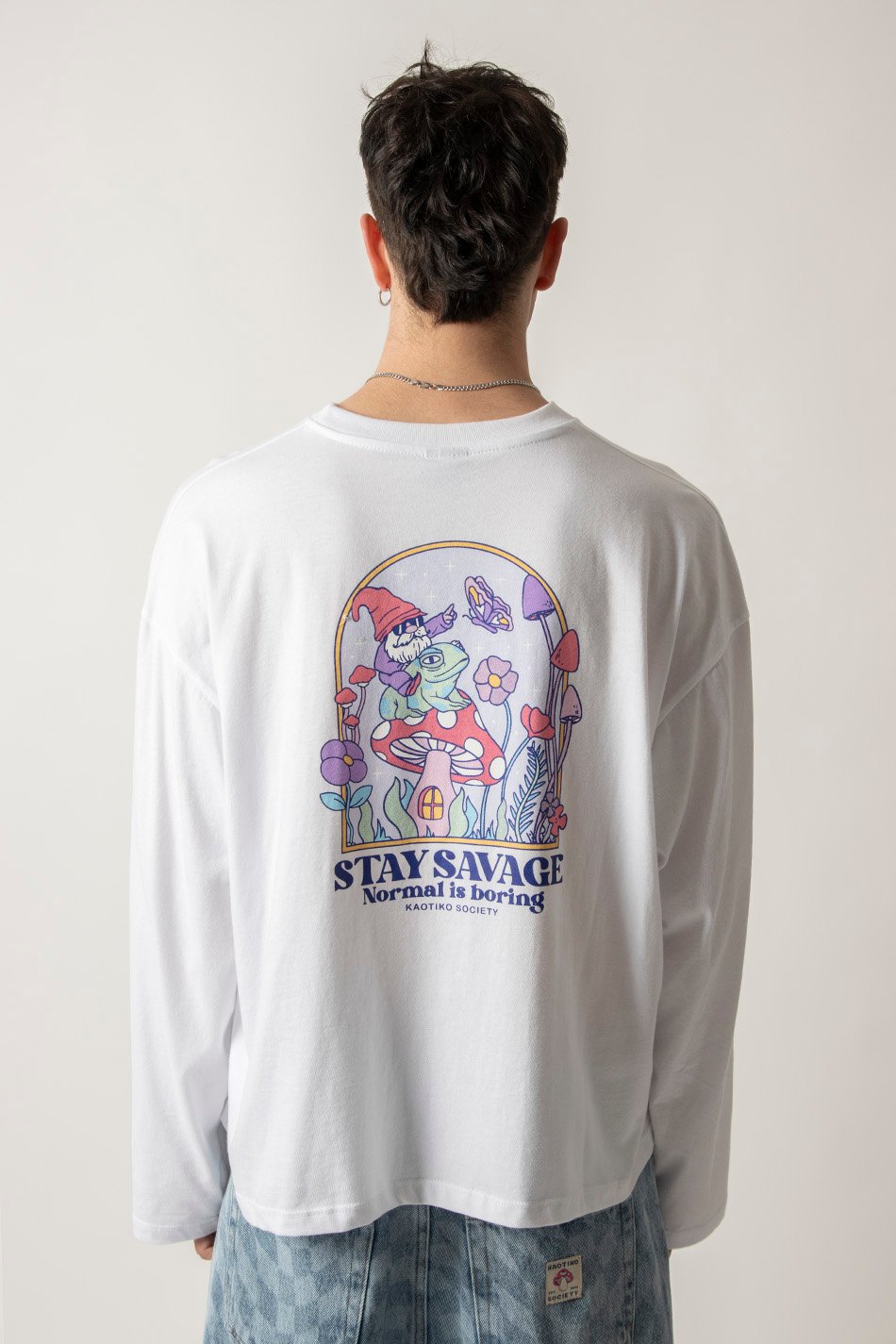 Camiseta Stay Savage White