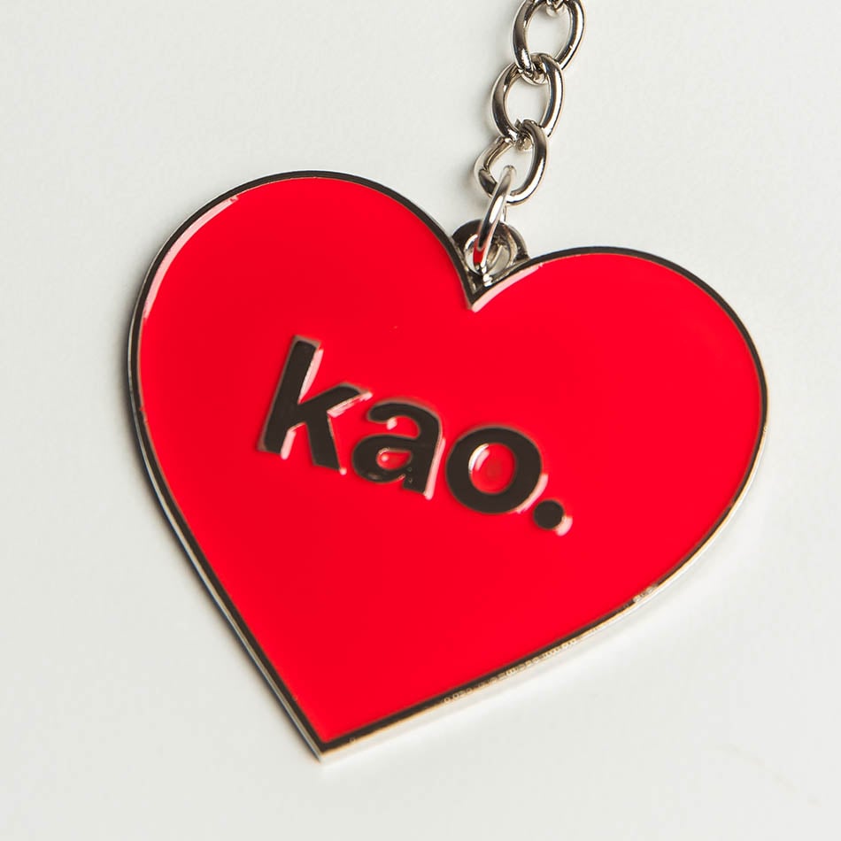 Porte-clés Heart Kao Red