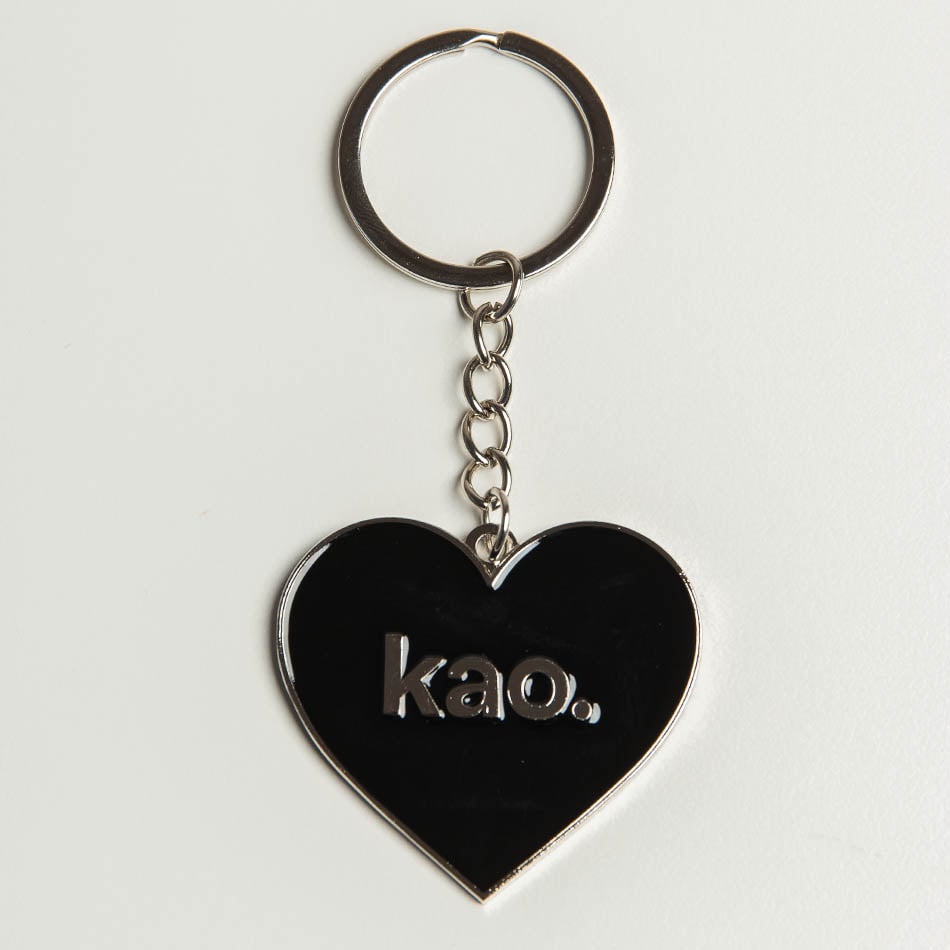 Llavero Heart Kao Black