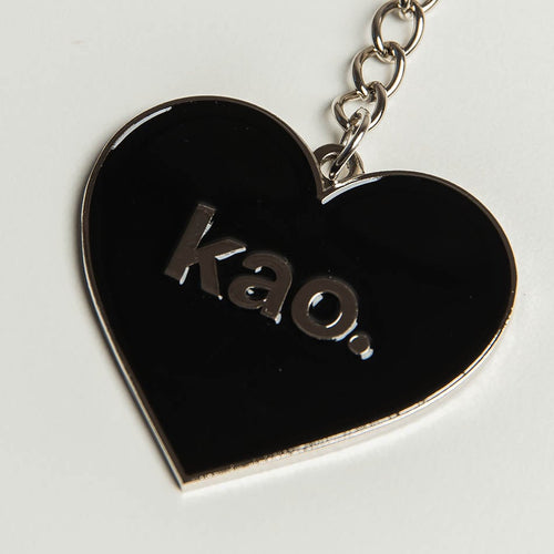 Porte-clés Heart Kao Black