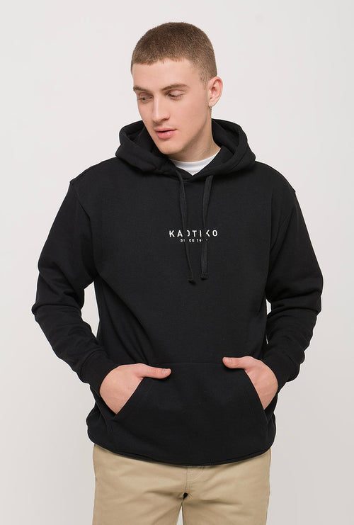 Sweatshirt schwarz mit Kapuze